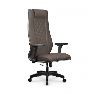 Кресло руководителя Метта МЕТТА L 1m 50M/4D Infinity Easy Clean MPES Комплект 8 Светло-коричневое