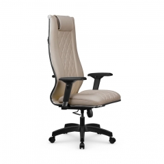 Кресло руководителя Метта МЕТТА L 1m 50M/4D Infinity Easy Clean MPES Комплект 8 Темно-бежевое