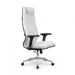 Кресло руководителя Метта МЕТТА L 1m 50M/4D Infinity Easy Clean MPES Комплект 9 Белое