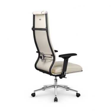 Кресло руководителя Метта МЕТТА L 1m 50M/4D Infinity Easy Clean MPES Комплект 9 Молочное