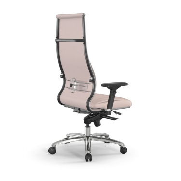 Кресло руководителя Метта Мetta L 1m 46/4D Infinity Easy Clean MPES Комплект 1 Молочное