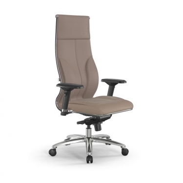 Кресло руководителя Метта Мetta L 1m 46/4D Infinity Easy Clean MPES Комплект 1 Темно-бежевое