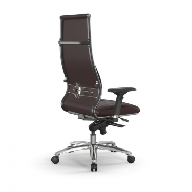 Кресло руководителя Метта Мetta L 1m 46/4D Infinity Easy Clean MPES Комплект 1 Темно-коричневое