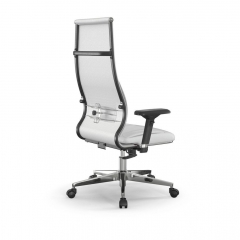 Кресло руководителя Метта Мetta L 1m 46/4D Infinity Easy Clean MPES Комплект 3 Белое