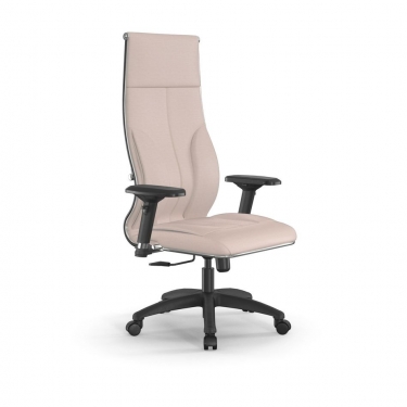 Кресло руководителя Метта Мetta L 1m 46/4D Infinity Easy Clean MPES Комплект 4 Молочное