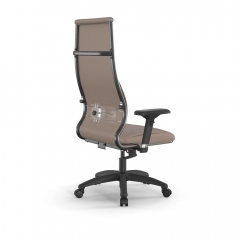 Кресло руководителя Метта Мetta L 1m 46/4D Infinity Easy Clean MPES Комплект 4 Темно-бежевое