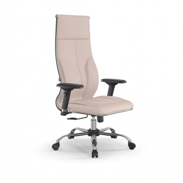 Кресло руководителя Метта Мetta L 1m 46/4D Infinity Easy Clean MPES Комплект 5 Молочное