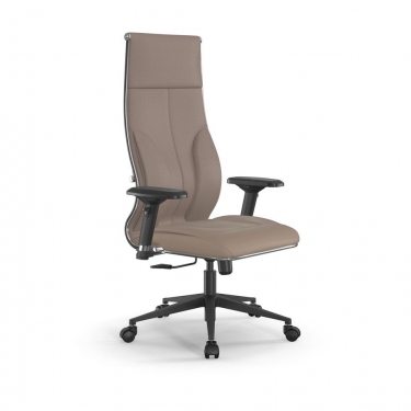 Кресло руководителя Метта Мetta L 1m 46/4D Infinity Easy Clean MPES Комплект 6 Темно-бежевое
