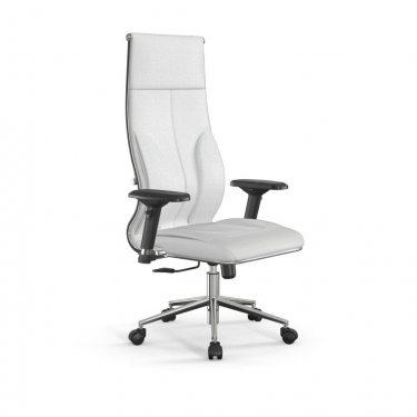 Кресло руководителя Метта Мetta L 1m 46/4D Infinity Easy Clean MPES Комплект 8 Белое