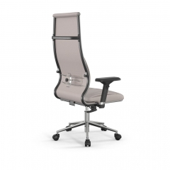 Кресло руководителя Метта Мetta L 1m 46/4D Infinity Easy Clean MPES Комплект 8 Светло-бежевое