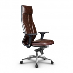 Кресло руководителя Метта Metta L 1m 46/2D Комплект 2 Коричневое