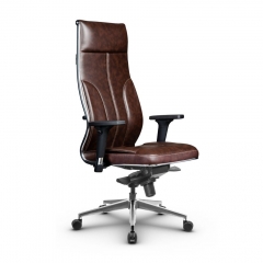 Кресло руководителя Метта Metta L 1m 46/2D Комплект 2 Коричневое