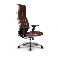 Кресло руководителя Метта Metta L 1m 46/2D Комплект 3 Коричневое
