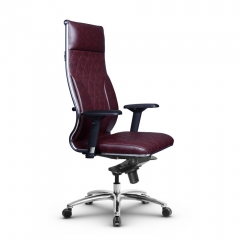 Кресло руководителя Метта Metta L 1m 44M/4D Комплект 1 Бордовое