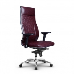 Кресло руководителя Метта Metta L 1m 44M/4D Комплект 1 Бордовое