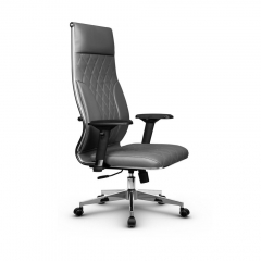 Кресло руководителя Метта Metta L 1m 44M/4D Комплект 3 Серое