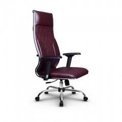 Кресло руководителя Метта Metta L 1m 44M/4D Комплект 5 Бордовое