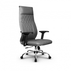 Кресло руководителя Метта Metta L 1m 44M/4D Комплект 5 Серое