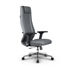 Кресло руководителя Метта METTA L 1m 50M/4D Комплект 3 Серое