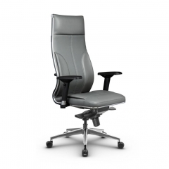 Кресло руководителя Метта Metta L 1m 46/4D Комплект 2 Серое