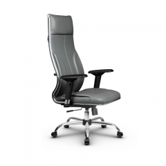 Кресло руководителя Метта Metta L 1m 46/4D Комплект 5 Серое