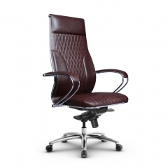 Кресло руководителя Метта Metta L 1c 44B/K Комплект 1 Бордовое