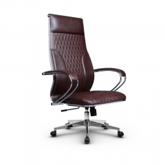 Кресло руководителя Метта Metta L 1c 44B/K Комплект 3 Бордовое