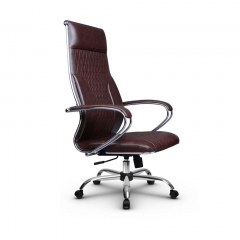 Кресло руководителя Метта Metta L 1c 44B/K Комплект 5 Бордовое