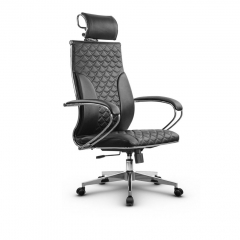 Кресло руководителя Метта Metta L 2c 44C/K Комплект 3 Черное