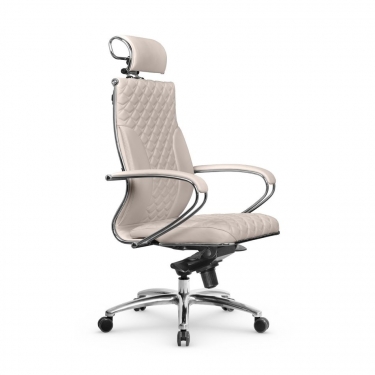 Кресло руководителя Метта Metta L 2c 44C/K116 Infinity Easy Clean MPES Комплект 1 Светло-бежевое