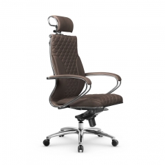 Кресло руководителя Метта Metta L 2c 44C/K116 Infinity Easy Clean MPES Комплект 1 Серое