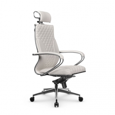 Кресло руководителя Метта Metta L 2c 44C/K116 Infinity Easy Clean MPES Комплект 2 Молочное