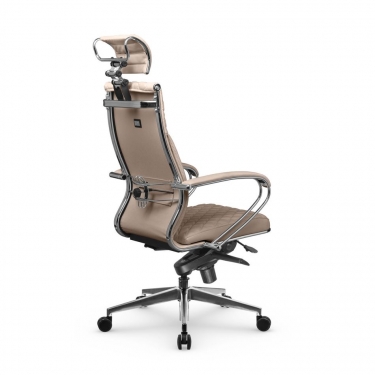 Кресло руководителя Метта Metta L 2c 44C/K116 Infinity Easy Clean MPES Комплект 2 Темно-бежевое