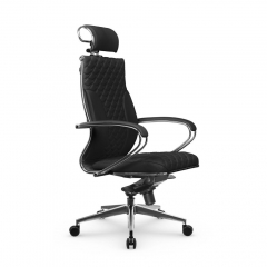 Кресло руководителя Метта Metta L 2c 44C/K116 Infinity Easy Clean MPES Комплект 2 Черное