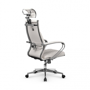 Кресло руководителя Метта Metta L 2c 44C/K116 Infinity Easy Clean MPES Комплект 3 Молочное