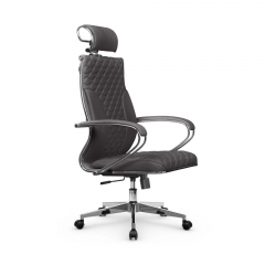 Кресло руководителя Метта Metta L 2c 44C/K116 Infinity Easy Clean MPES Комплект 3 Серое