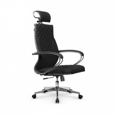 Кресло руководителя Метта Metta L 2c 44C/K116 Infinity Easy Clean MPES Комплект 3 Черное
