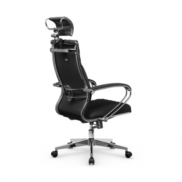 Кресло руководителя Метта Metta L 2c 44C/K116 Infinity Easy Clean MPES Комплект 3 Черное