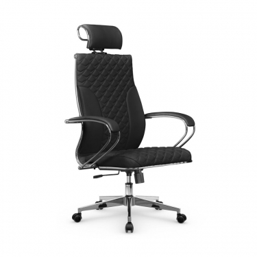 Кресло руководителя Метта Metta L 2c 44C/K116 Infinity Easy Clean MPES Комплект 3 Черное