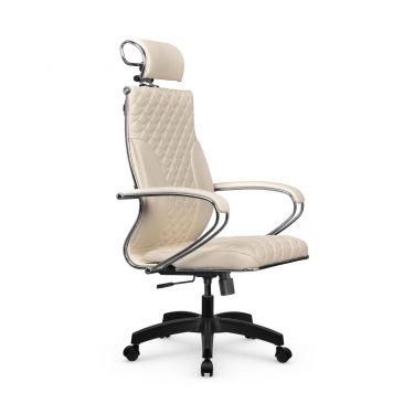 Кресло руководителя Метта Metta L 2c 44C/K116 Infinity Easy Clean MPES Комплект 4 Молочное