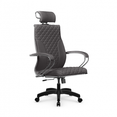 Кресло руководителя Метта Metta L 2c 44C/K116 Infinity Easy Clean MPES Комплект 4 Серое