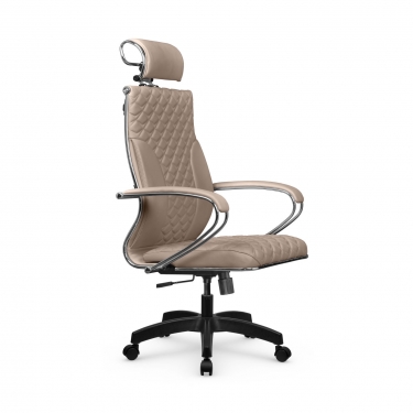 Кресло руководителя Метта Metta L 2c 44C/K116 Infinity Easy Clean MPES Комплект 4 Темно-бежевое