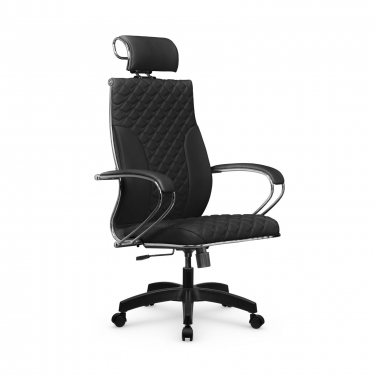 Кресло руководителя Метта Metta L 2c 44C/K116 Infinity Easy Clean MPES Комплект 4 Черное