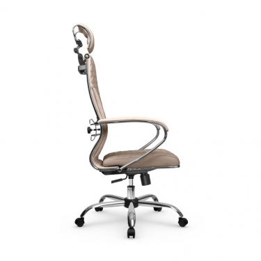 Кресло руководителя Метта Metta L 2c 44C/K116 Infinity Easy Clean MPES Комплект 5 Темно-бежевое