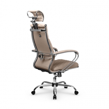 Кресло руководителя Метта Metta L 2c 44C/K116 Infinity Easy Clean MPES Комплект 5 Темно-бежевое