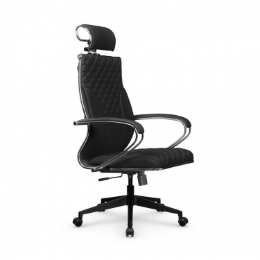 Кресло руководителя Метта Metta L 2c 44C/K116 Infinity Easy Clean MPES Комплект 6 Черное
