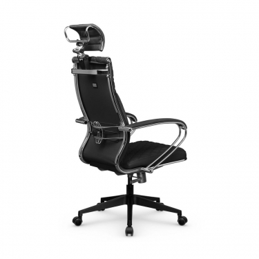 Кресло руководителя Метта Metta L 2c 44C/K116 Infinity Easy Clean MPES Комплект 6 Черное