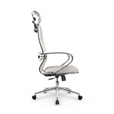 Кресло руководителя Метта Metta L 2c 44C/K116 Infinity Easy Clean MPES Комплект 7 Молочное