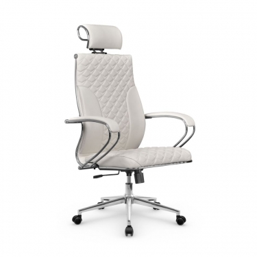 Кресло руководителя Метта Metta L 2c 44C/K116 Infinity Easy Clean MPES Комплект 7 Молочное