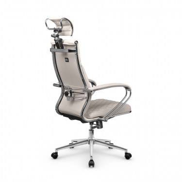 Кресло руководителя Метта Metta L 2c 44C/K116 Infinity Easy Clean MPES Комплект 7 Светло-бежевое